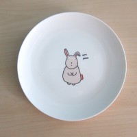 Ravished Rabbit (Ceramic Plate)