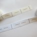Labels (Polyester)(Centerfold) (20mm x 40mm/15mm x 30mm)